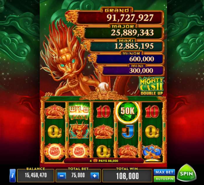 Cara menang di slot Mighty Cash Dragon